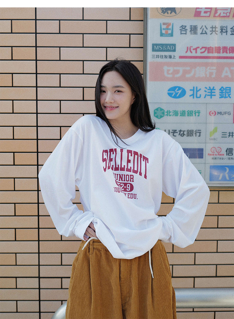 Retro College Long-Sleeve Tee
