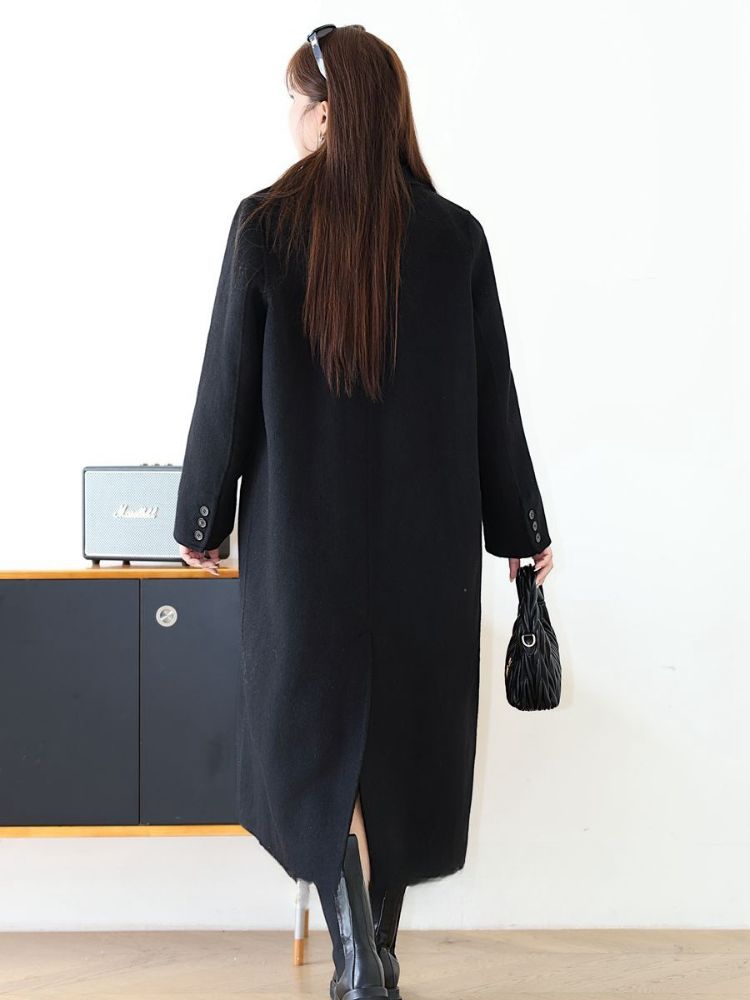 Heritage Woolen Double-Breasted Coat