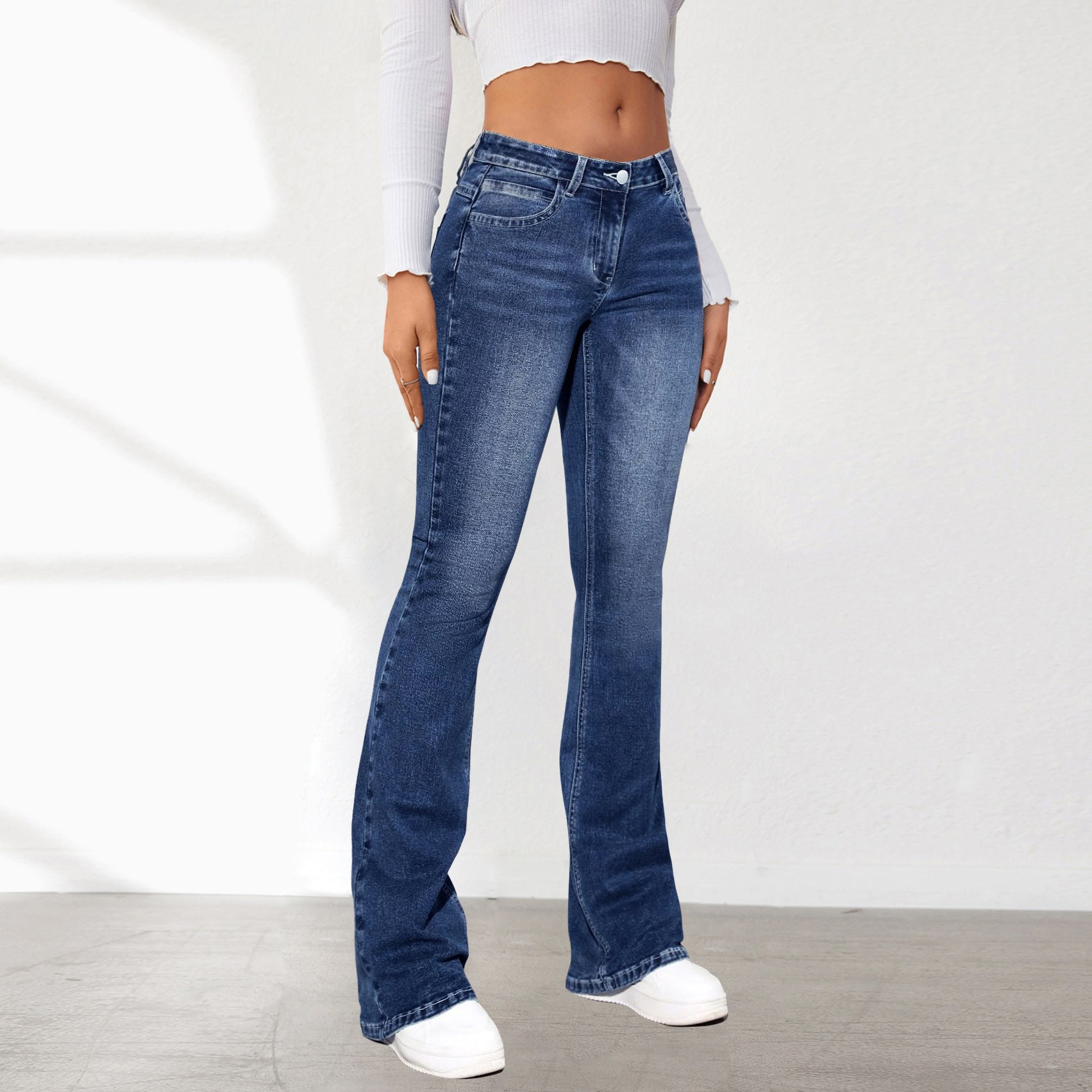 Commuter Chic Slim Flare Denim