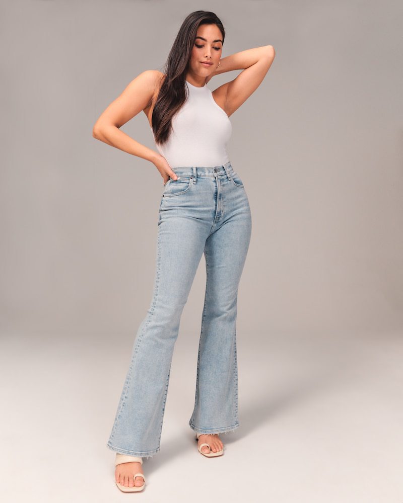 Vintage Chic Bell-Bottom Jeans