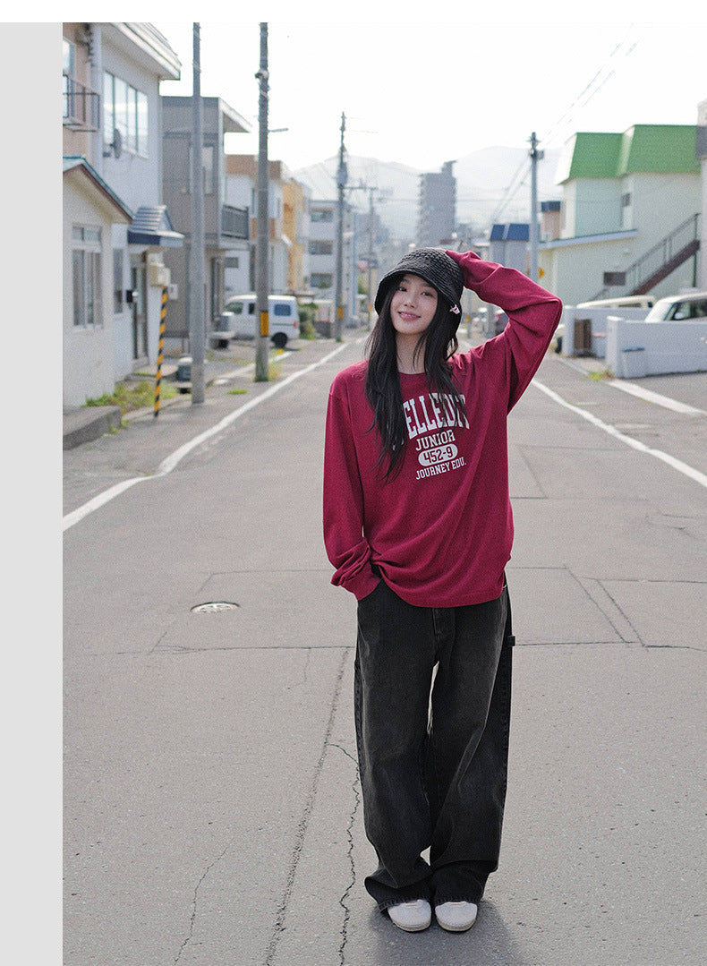 Retro College Long-Sleeve Tee