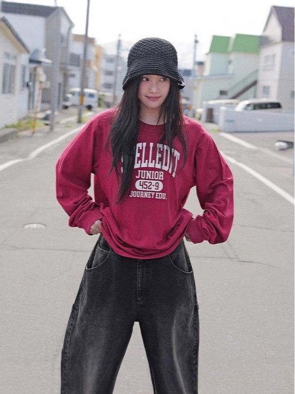 Retro College Long-Sleeve Tee